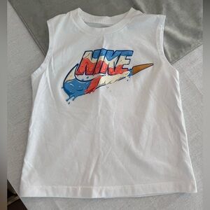 Sleeveless, Nike top with patriotic ice cream motif